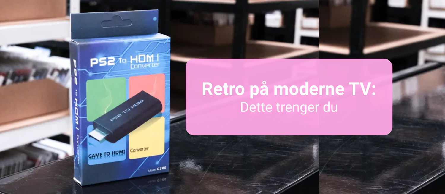 Slik kobler du retrospillkonsoller til moderne TV – enkelt forklart