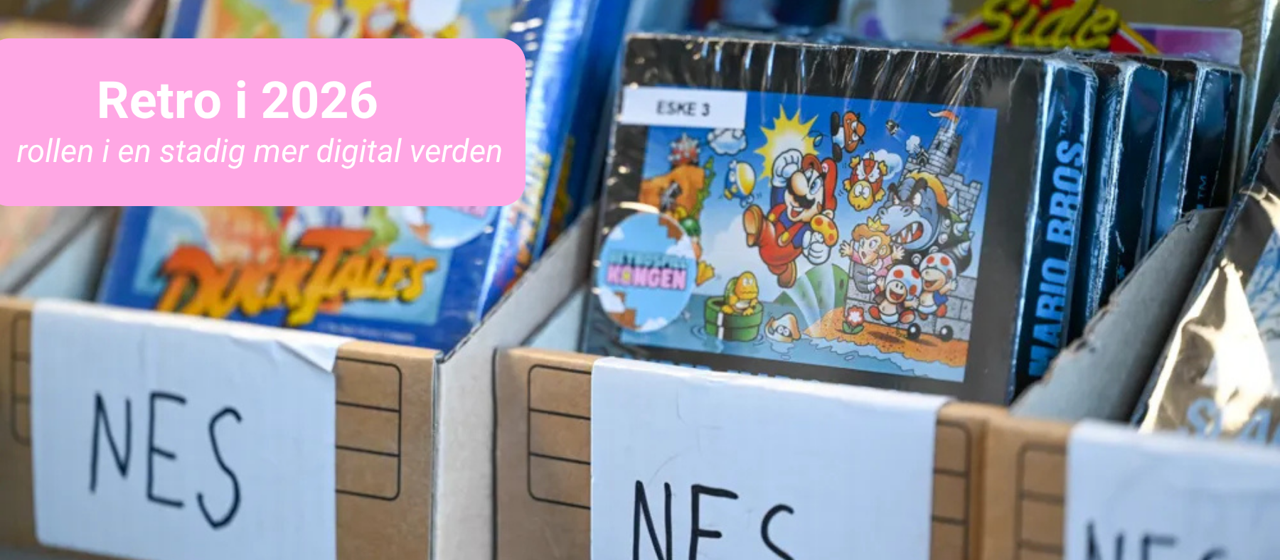 Retrospill i 2026: rollen i en stadig mer digital verden