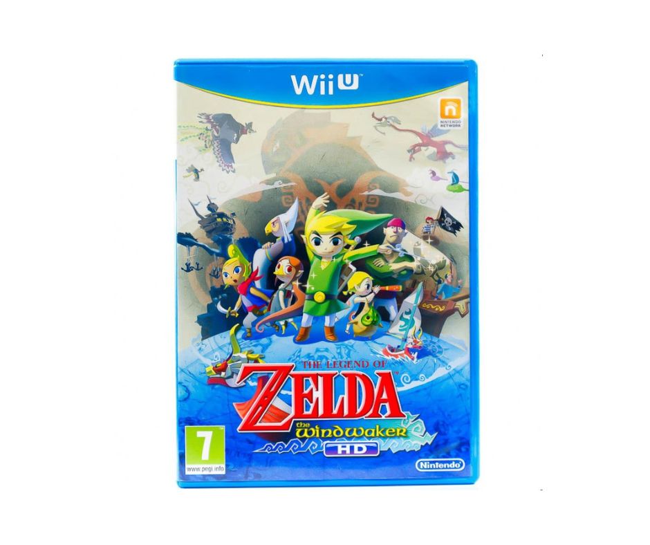 Spillcover for Super Mario 3D World til Wii U, med Mario, Luigi, Peach og Toad i kattekostymer i en fargerik 3D-verden.