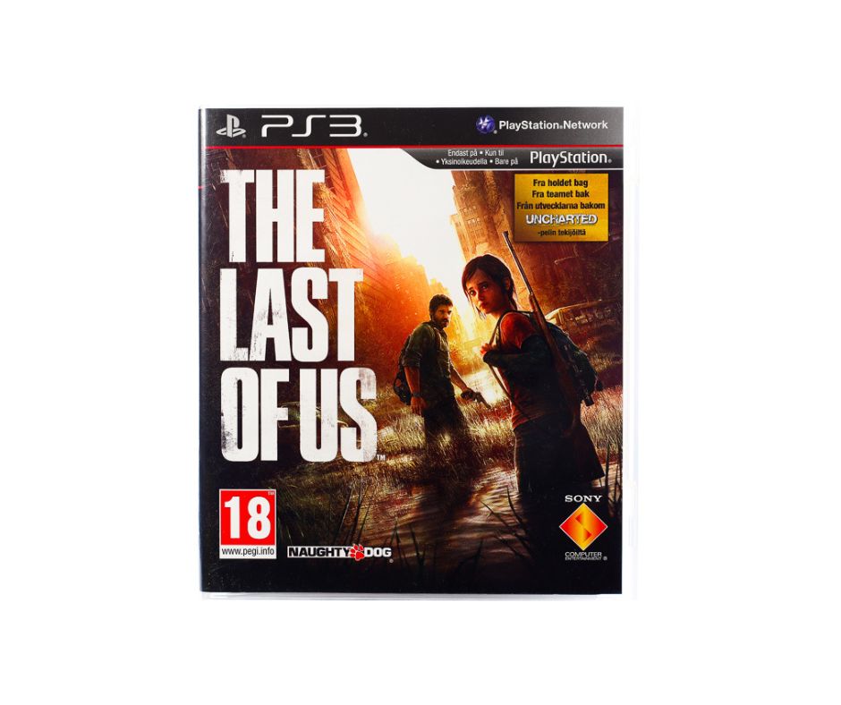 Forsiden av PlayStation 3-spillet The Last of Us i originalt cover.
