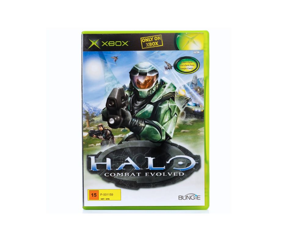 Fysisk Cover art av Halo Combat Evolved spill for Xbox (2001)