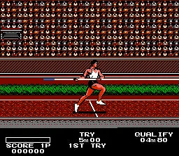Track & Field II - NES spill - Retrospillkongen