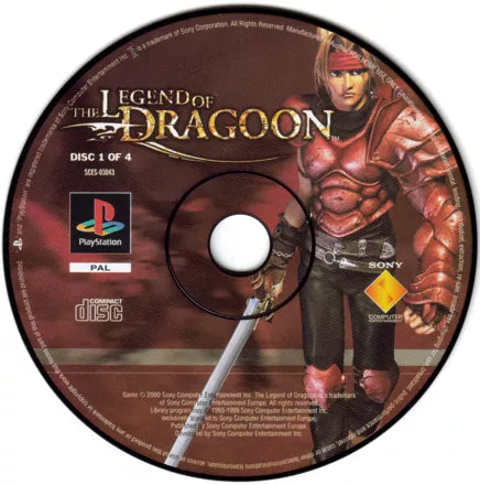 The Legend of Dragoon - PS1 Spill - Retrospillkongen