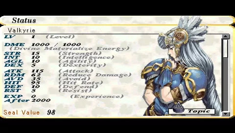 Valkyrie Profile: Lenneth - PSP spill (NTSC) - Retrospillkongen