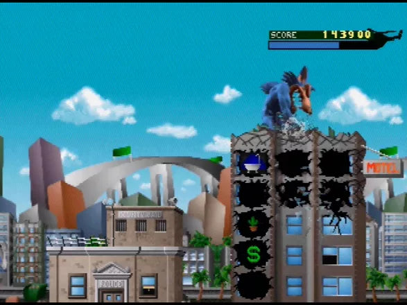 Rampage World Tour - N64 spill - Retrospillkongen