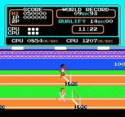 Track & Field In Barcelona - NES spill - Retrospillkongen