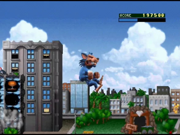 Rampage World Tour - N64 spill - Retrospillkongen