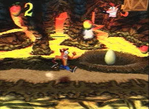 Crash Bandicoot: Warped - PS1 spill - Retrospillkongen