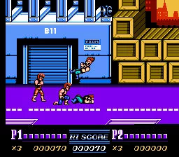 Double Dragon II: The Revenge - NES spill - Retrospillkongen