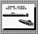 The Hunt for Red October - Gameboy spill - Retrospillkongen