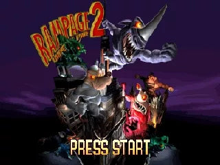 Rampage 2: Universal Tour - N64 spill