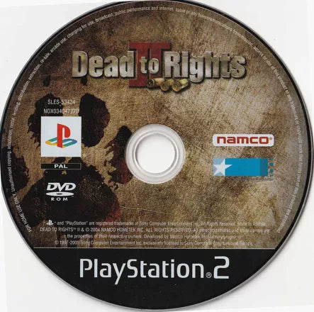 Dead to Rights II - PS2 spill - Retrospillkongen