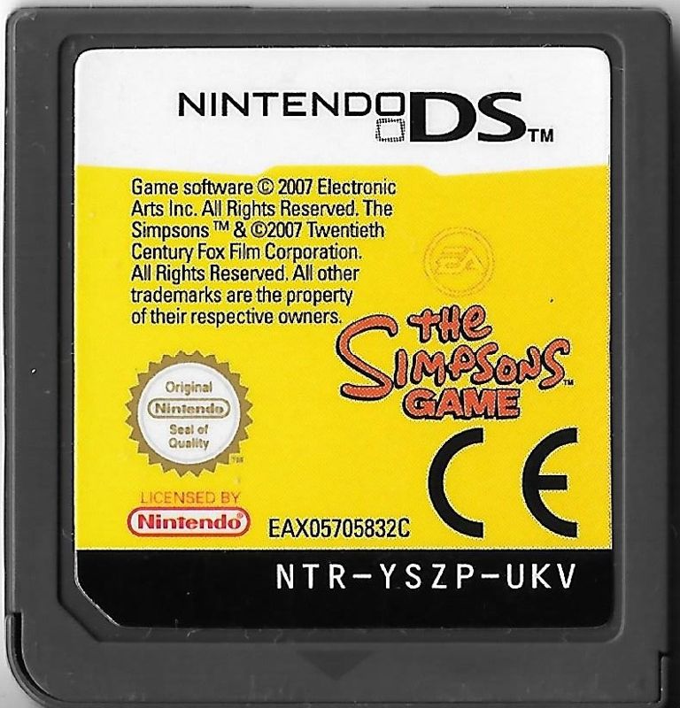 The Simpsons Game - Nintendo DS spill - Retrospillkongen