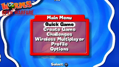 Worms: Open Warfare - PSP spill - Retrospillkongen