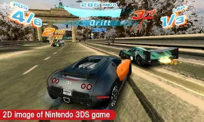 Asphalt 3D - Nintendo 3DS spill - Retrospillkongen