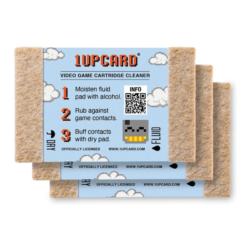 BUNDLE - 1UPcard Rensekort til Spillkassetter - Retrospillkongen