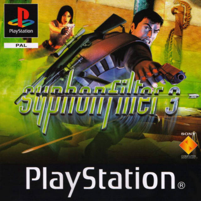 Syphon Filter 3 - PS1 spill - Retrospillkongen