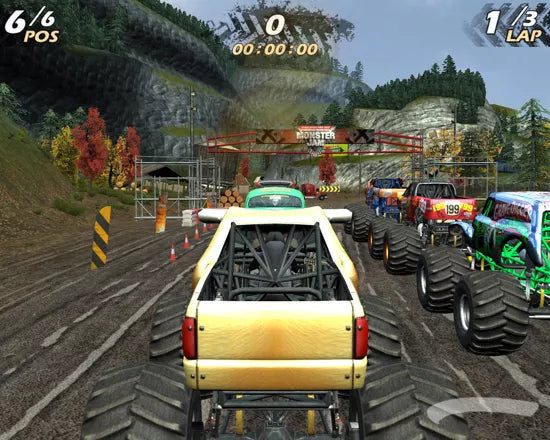 Monster Jam - Wii spill - Retrospillkongen