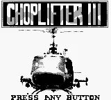 Choplifter III - Gameboy spill - Retrospillkongen