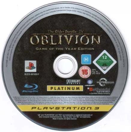 The Elder Scrolls IV: Oblivion Game of the Year Edition - PS3 spill - Retrospillkongen