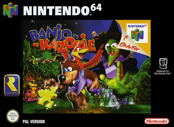 Banjo Kazooie - N64 spill - Retrospillkongen