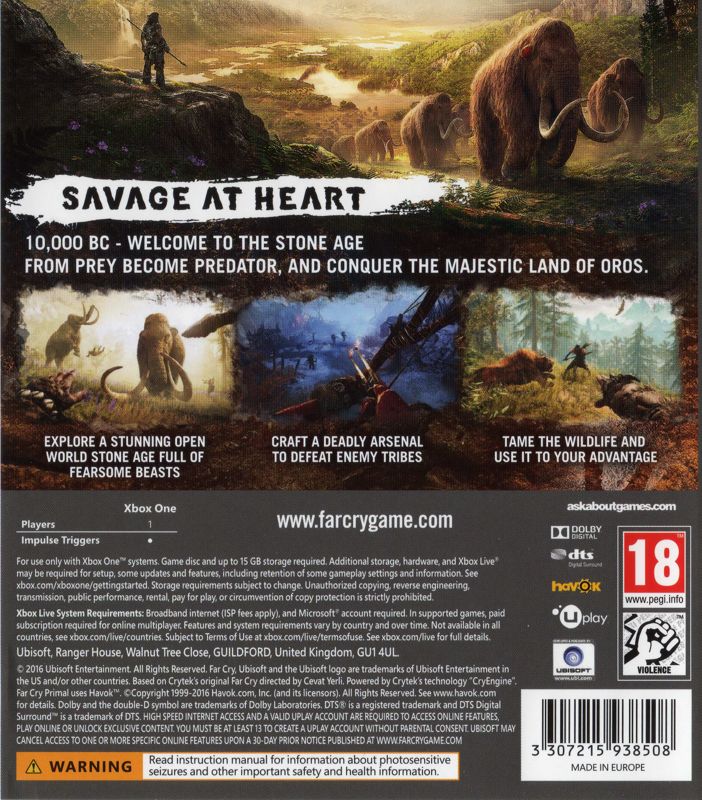 Far Cry Primal - Xbox One spill - Retrospillkongen
