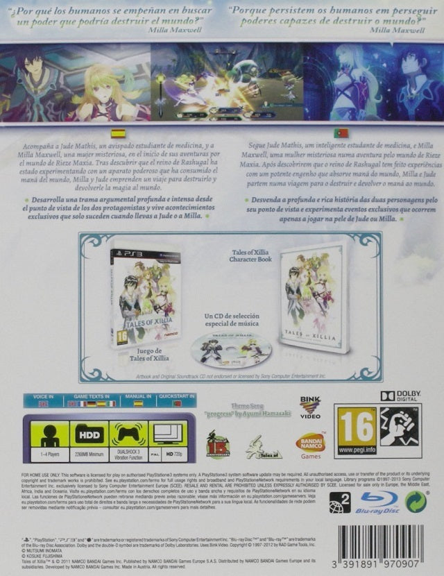 Tales of Xillia Day One Edition - PS3 spill (I Eske) - Retrospillkongen
