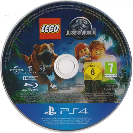 LEGO Jurassic World - PS4 Spill - Retrospillkongen