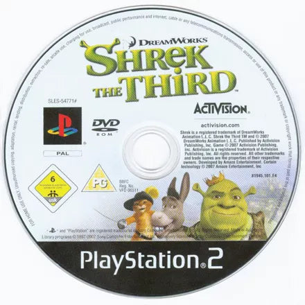 Shrek the Third - PS2 spill - Retrospillkongen