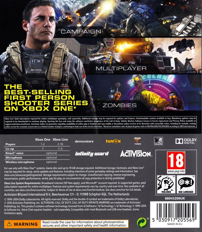 Call of Duty: Infinite Warfare - Xbox One spill - Retrospillkongen