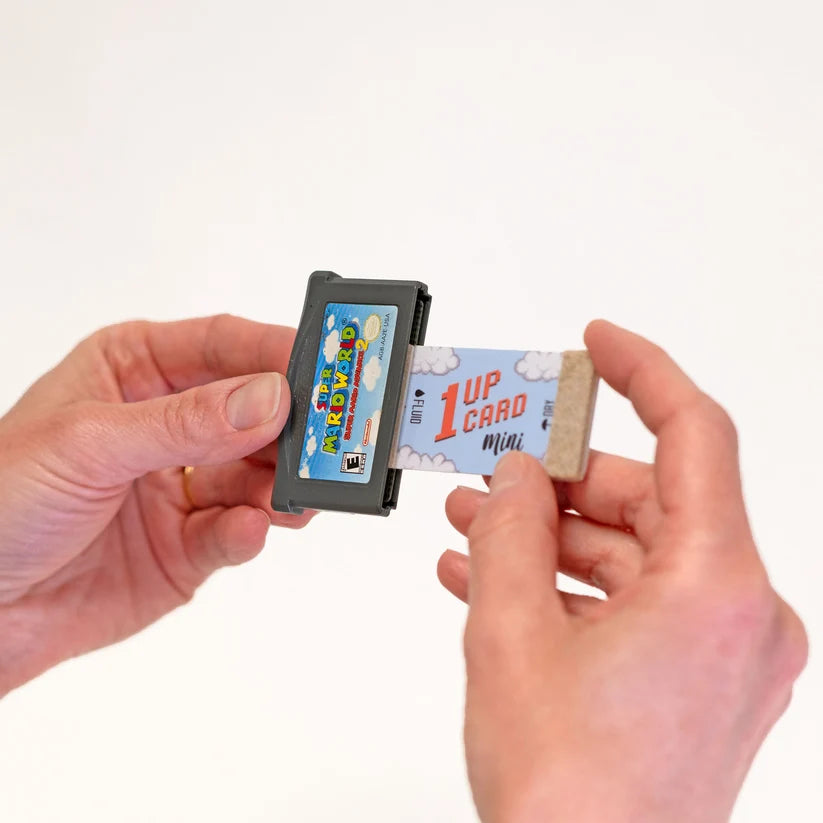 1UPcard Mini Rensekort til Spillkassetter - Retrospillkongen