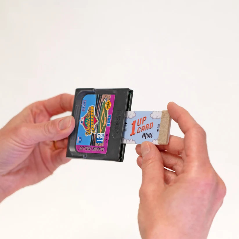 1UPcard Mini Rensekort til Spillkassetter - Retrospillkongen