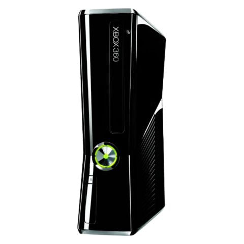 Microsoft Xbox 360 Slim 4-500GB - Kun konsoll (Piano Black)
