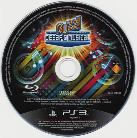 Buzz! The Ultimate Music Quiz - PS3 spill - Retrospillkongen