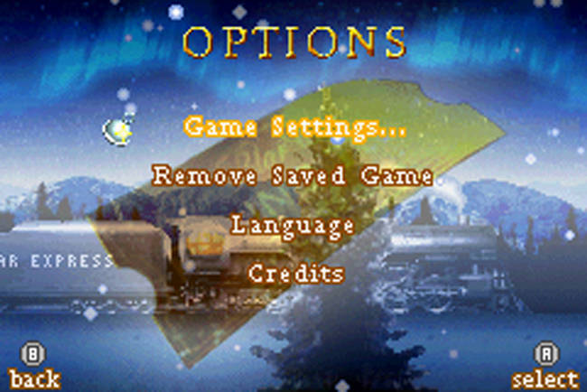The Polar Express - GBA Spill - Retrospillkongen