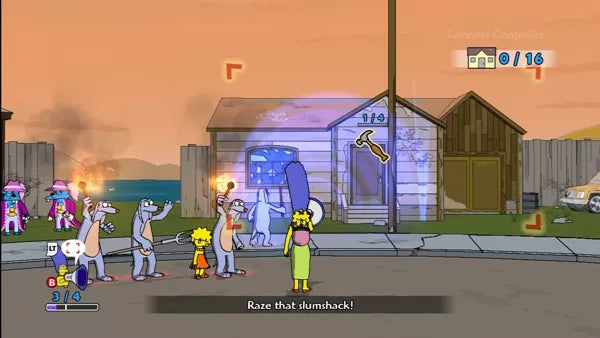 The Simpsons Game - Xbox 360 spill - Retrospillkongen