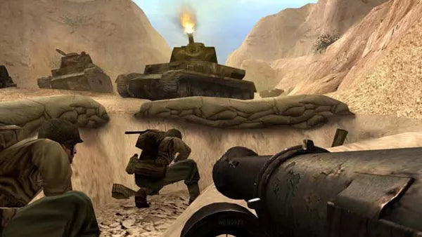 Call of Duty 2: Big Red One - PS2 spill - Retrospillkongen