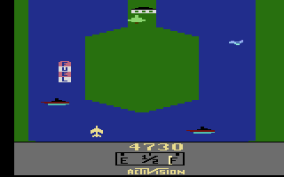 River Raid - Atari 2600 spill - Retrospillkongen
