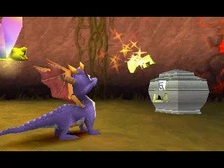 Spyro: Year of the Dragon - PS1 spill - Retrospillkongen