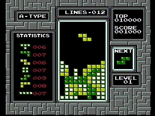 Tetris - NES spill - Retrospillkongen