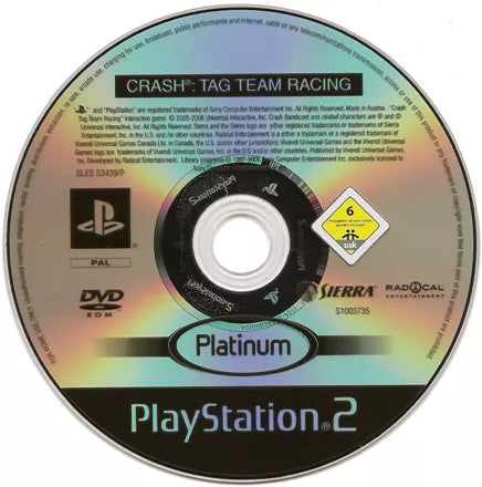 Crash Tag Team Racing - PS2 spill - Retrospillkongen