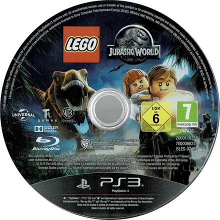 LEGO Jurassic World - PS3 spill - Retrospillkongen