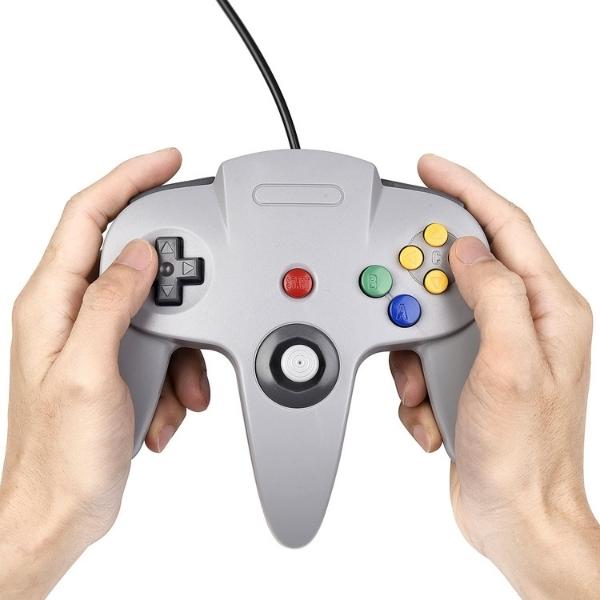 Klassisk Nintendo 64 (N64) Gamepad Hånd Kontroller - Retrospillkongen