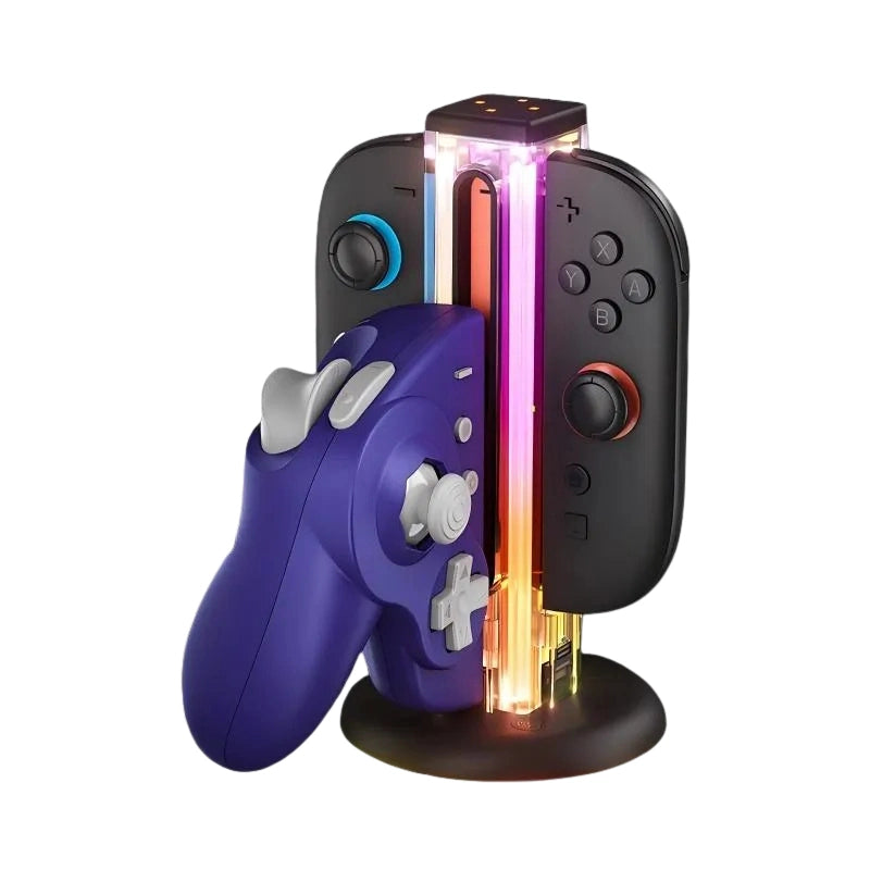 NYXI Zeus Ladestasjon for Nintendo Switch 1 & 2 - Retrospillkongen