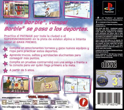 Barbie: Super Sports - PS1 spill - Retrospillkongen