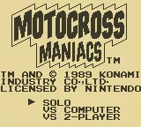 Motocross Maniacs - Gameboy Spill