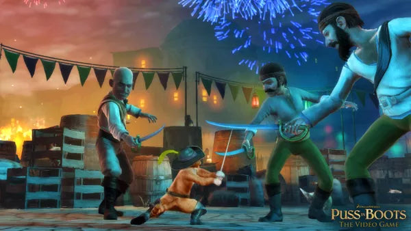DreamWorks Puss In Boots - Xbox 360 spill - Retrospillkongen