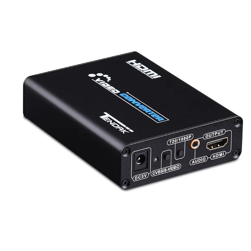 1080p AV og S-Video til HDMI Omformer Adapter - Retrospillkongen