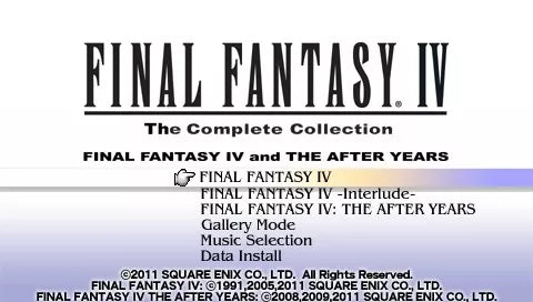 Final Fantasy IV: The Complete Collection - PSP spill - Retrospillkongen