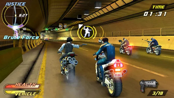 Renovert Pursuit Force: Extreme Justice - PSP spill - Retrospillkongen